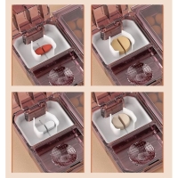 Таблетница с разделителем (цвет в ассортименте)