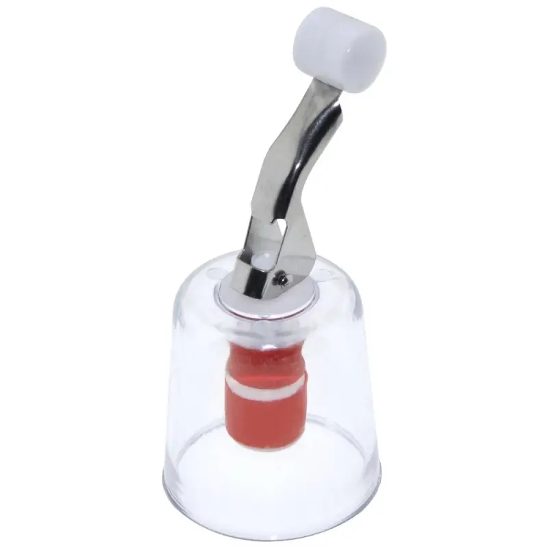 Пробка для бутылки с зажимом Стаканчик