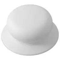 Ручка для крышки с саморезом белая 6 см