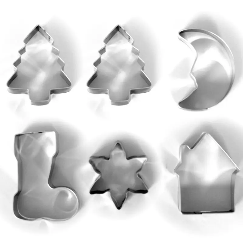 Набор кулинарных форм Новогодний 6 шт