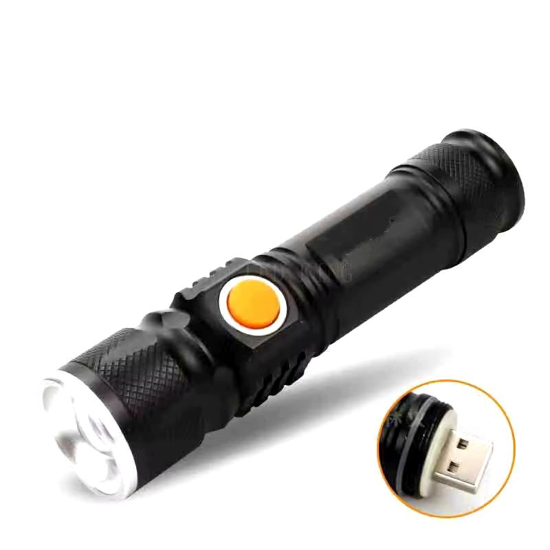 USB-фонарик с дальностью освещения 300 м USB-фонарик с дальностью освещения 300 м