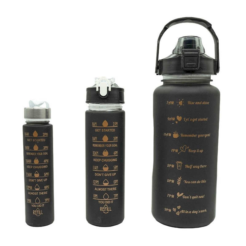 Набор спортивных бутылок для воды 3шт