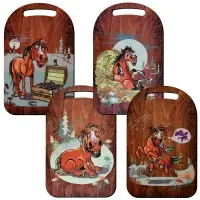 Доска разделочная Савраска 29х18см (ассортимент)