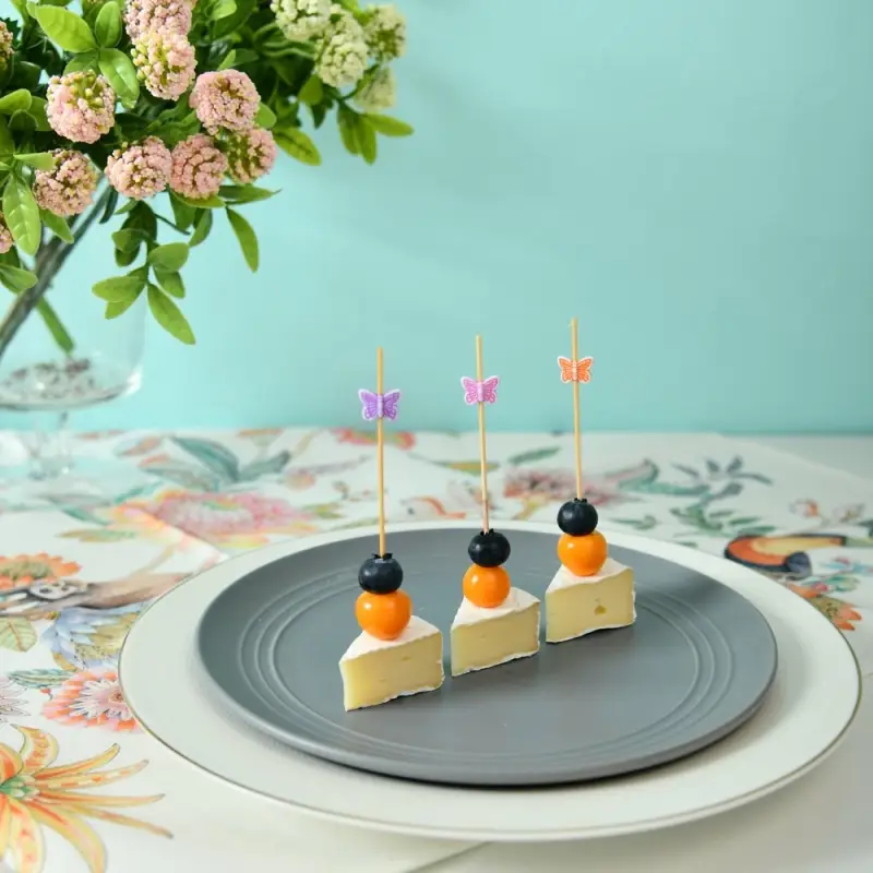 Шпажки для канапе Бабочки 24 шт