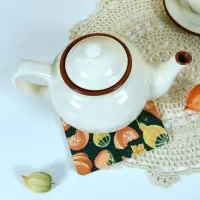 Подставка под горячее Тыквы 14х14 см (ассортимент)