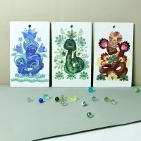 Доска разделочная Змейка Чародейка 29х17 см (ассортимент)