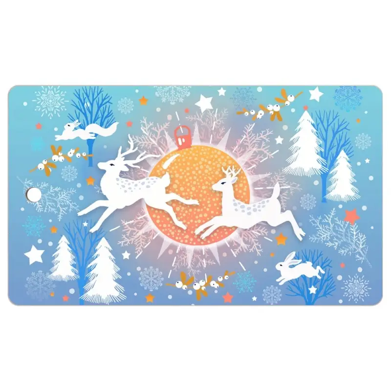 Разделочная доска Волшебный олень 29х17см (ассортимент)