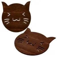 Подставка под горячее Кот