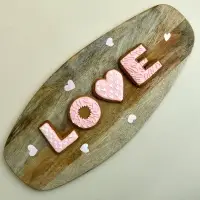 Форма для печенья, набор 4 шт, "LOVE"