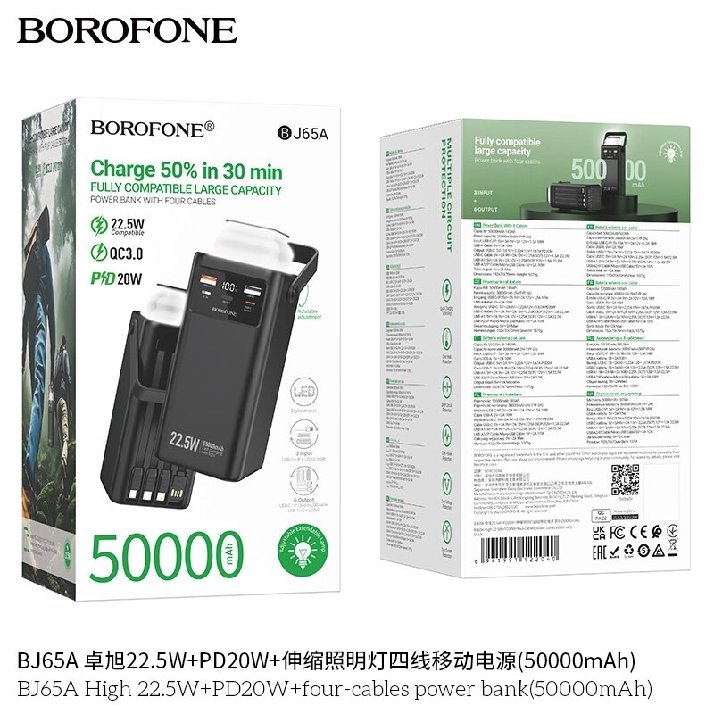 Внешний аккумулятор Borofone BJ65A