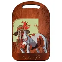 Доска разделочная Игривая грива 29х18см (ассортимент)