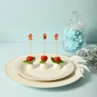 Шпажки для канапе Пряничный человечек 20 шт