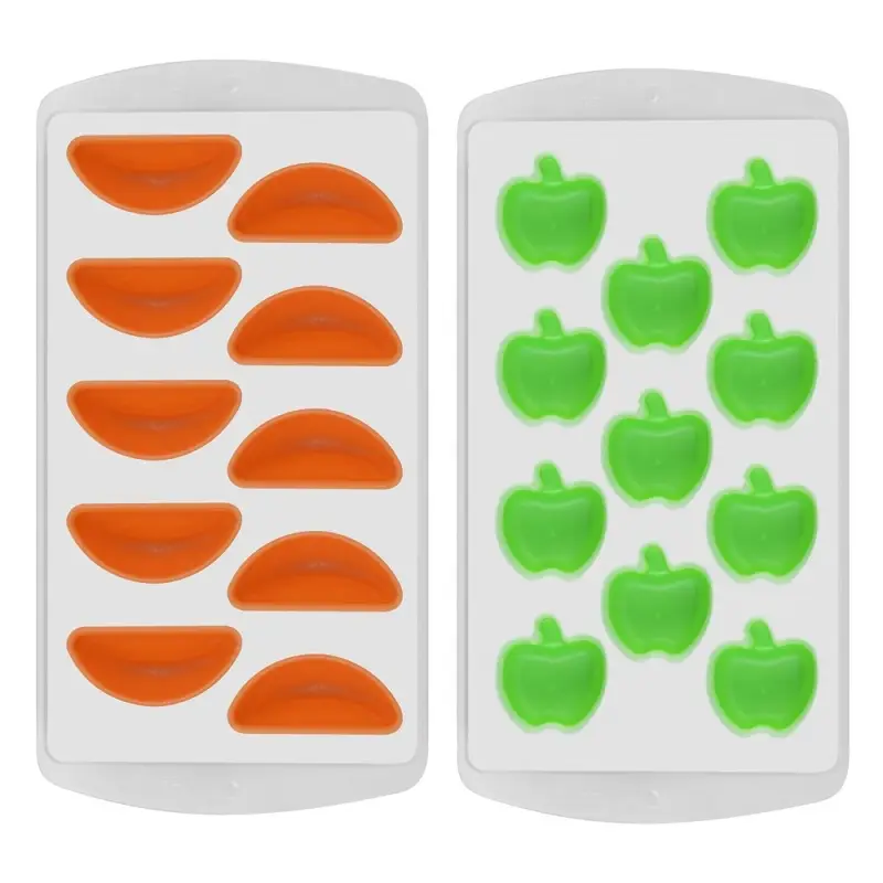 Форма для льда Яблоко-Апельсин