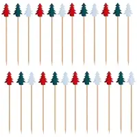 Шпажки для канапе Новогодняя ель 24 шт