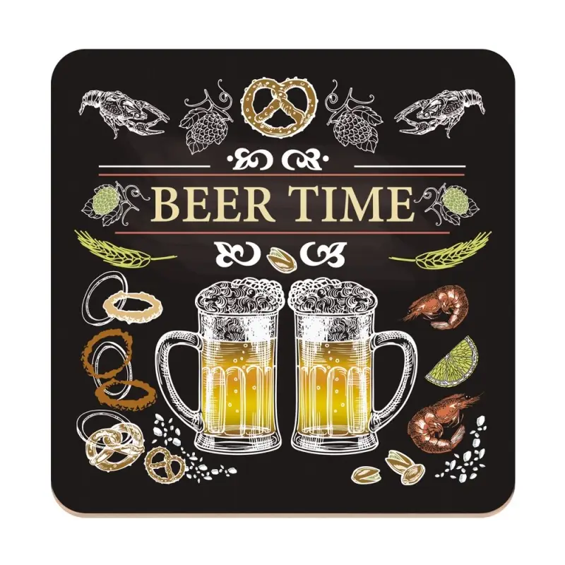 Подставка под горячее BEER TIME 14х14см