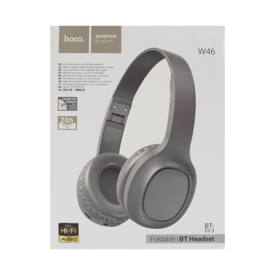Беспроводные наушники HOCO W46 серые Беспроводные наушники HOCO W46 серые