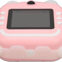Детская фотокамера с мгновенной печатью Зайка розовый Детская фотокамера с мгновенной печатью Зайка розовый