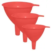 Воронки 3 шт диаметры 6,7,8 см (ассортимент)