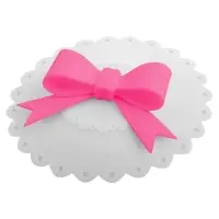 Силиконовая крышка присоска для чашек и банок Бантик (ассортимент)