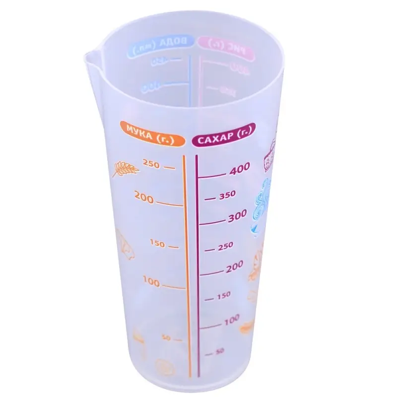 Стакан мерный Мука Сахар Рис Вода 500 мл