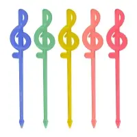 Шпажки для канапе Скрипичный ключ 20 шт