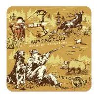 Подставка под горячее Мужской клуб 14х14 см (ассортимент)