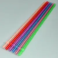 Трубочки для коктейля Блестки 6 шт