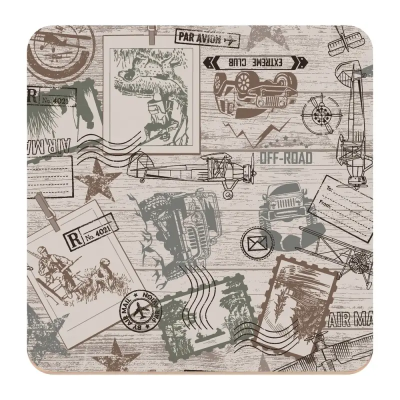 Подставка под горячее Мужской клуб 14х14 см (ассортимент)