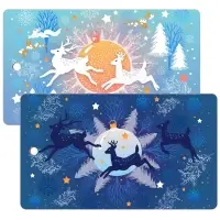 Разделочная доска Волшебный олень 29х17см (ассортимент)