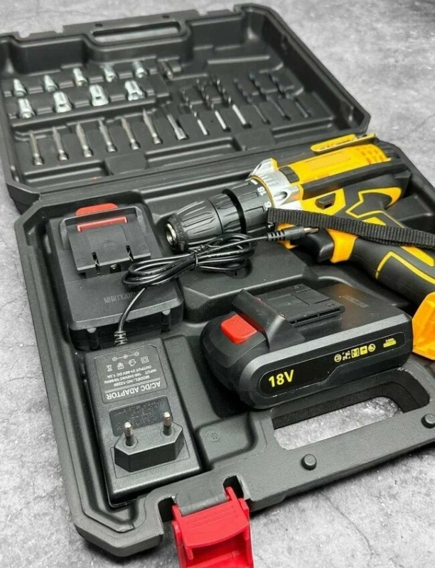 Дрель-шуруповерт аккумуляторный 18 V