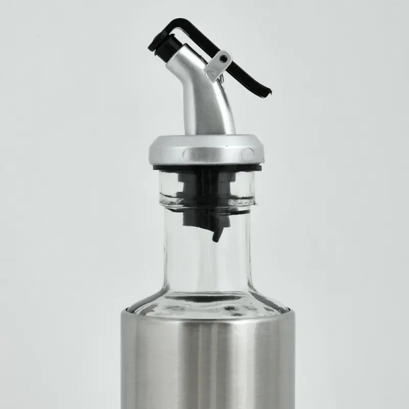 Бутылка для масла с дозатором Металлик объем 300 мл