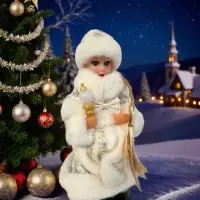 Снегурочка 30 см под елку