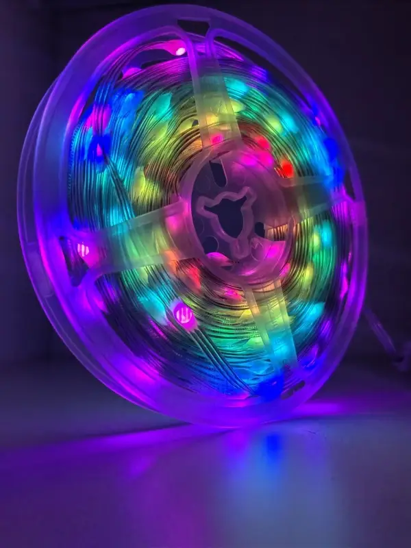 Новогодняя гирлянда роса 10 метров разноцветная