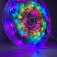 Новогодняя гирлянда роса 10 метров разноцветная