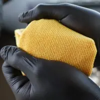 Салфетка микрофибра с абразивной сеткой для удаления грязи AVS MF-6109 (35х40см)(1шт)