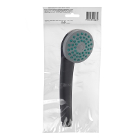 Лейка для душа, 1 режим, 65 мм, черный Лейка для душа, 1 режим, 65 мм, черный