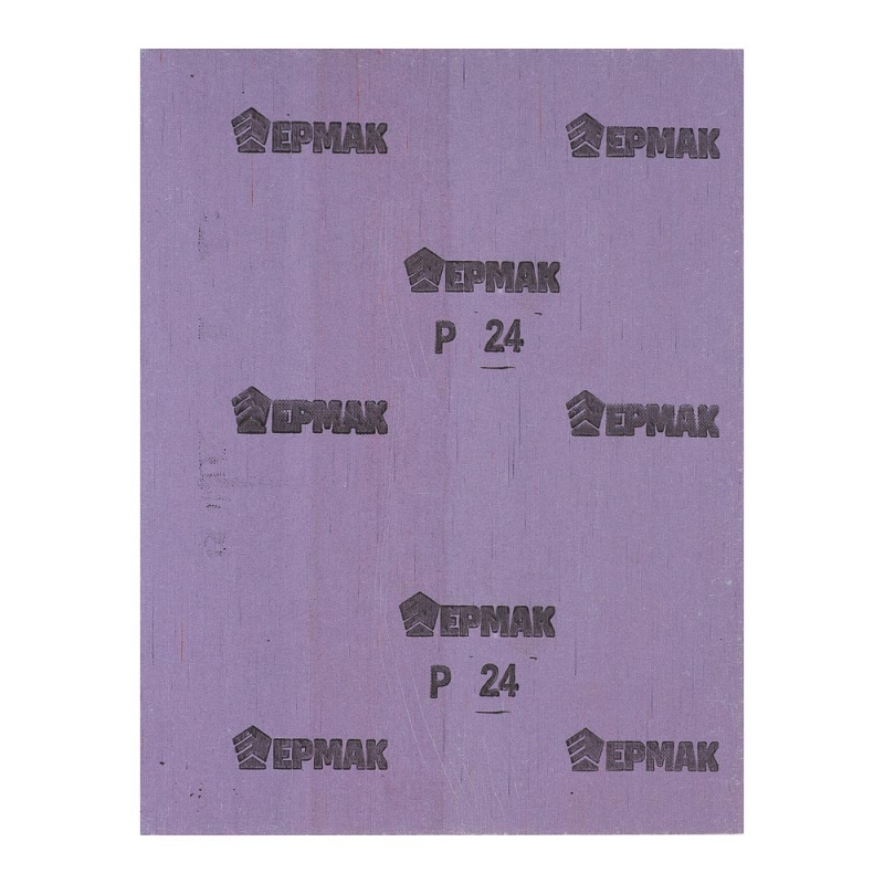 ЕРМАК Шлиф-шкурка на тканевой основе водостойкая 230x280 №24 (цена за 1 лист, в спайке 50 листов) ЕРМАК Шлиф-шкурка на тканевой основе водостойкая 230x280 №24 (цена за 1 лист, в спайке 50 листов)