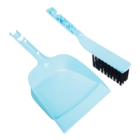 VETTA Совок+щетка "Практик", пластик, 29х19,5х6см, Аквамарин