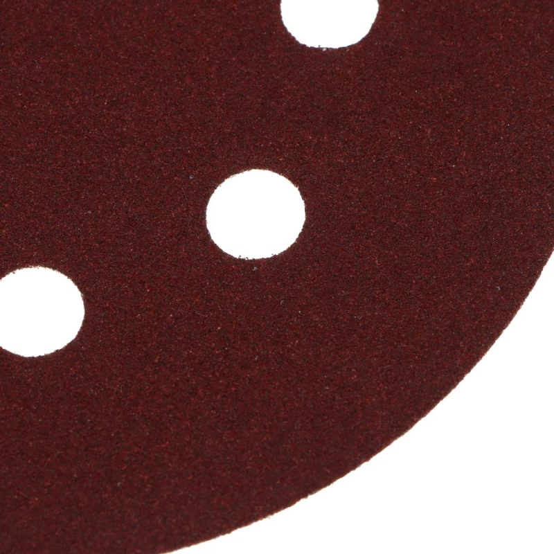 ЕРМАК Круг шлифовальный из абразивной бумаги на велкро основе, 8 отверстий, P120, 125 мм, 5шт. ЕРМАК Круг шлифовальный из абразивной бумаги на велкро основе, 8 отверстий, P120, 125 мм, 5шт.