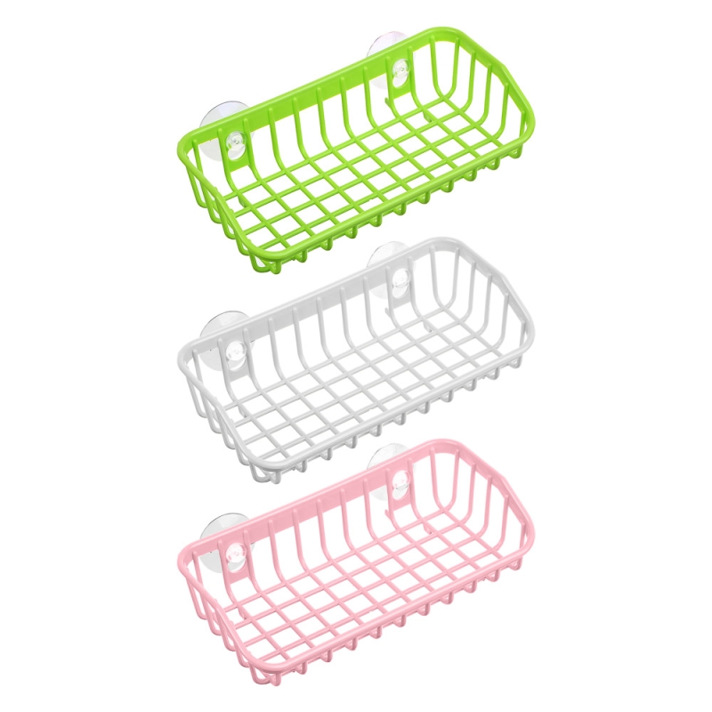 VETTA Держатель для губок, на присосках, пластик, 5x11x21см, 3 цвета