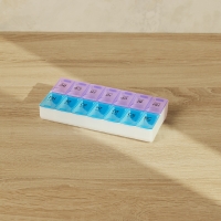 VETTA Бокс для таблеток, 14 отсеков, пластик, 18,5х9см