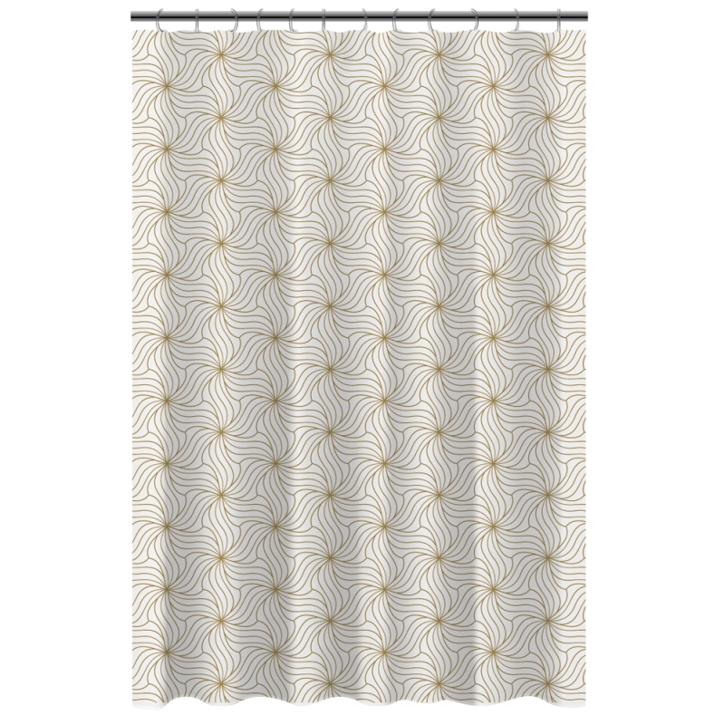 VETTA Шторка для ванной, ПЕВА, 30 г/м2, 180x180 см, Цветы