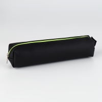 Пенал школьный из искусственной кожи &laquo;1 сентября: Черный&raquo; , 19 х 8 х 3 см