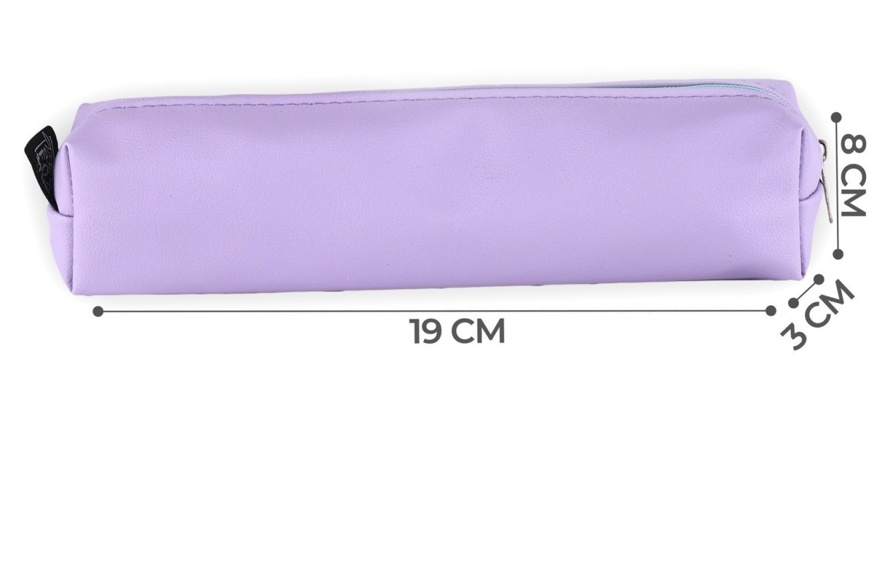 Пенал школьный из искусственной кожи «1 сентября: фиолетовый» , 19 х 8 х 3 см Пенал школьный из искусственной кожи «1 сентября: фиолетовый» , 19 х 8 х 3 см