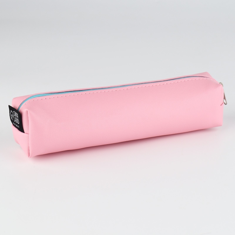 Пенал школьный из искусственной кожи «1 сентября: розовый» , 19 х 8 х 3 см Пенал школьный из искусственной кожи «1 сентября: розовый» , 19 х 8 х 3 см