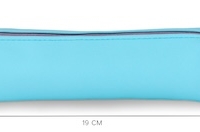 Пенал школьный из искусственной кожи &laquo;1 сентября: голубой&raquo; , 19 х 8 х 3 см