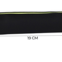 Пенал школьный из искусственной кожи &laquo;1 сентября: Черный&raquo; , 19 х 8 х 3 см