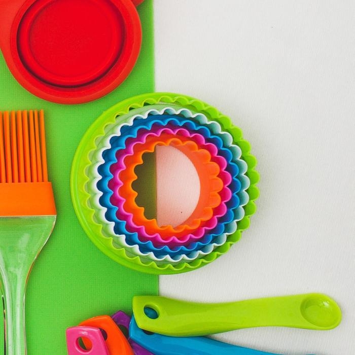 Набор форм для печенья Доляна &laquo;Волна&raquo;, 5 шт, 10&times;10&times;3,5 см, цвет МИКС