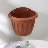 Кашпо настенное &laquo;Фелиция&raquo;, 3,4 л, цвет терракотовый