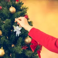 Елочные украшения Ангелочки с золотом  7 см 4 штуки